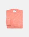 Made-in-Scotland Orange Shaggy Dog Sweater - Classic Fit