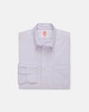 Made-in-USA Purple University Stripe Oxford Cloth Shirt - Classic Fit