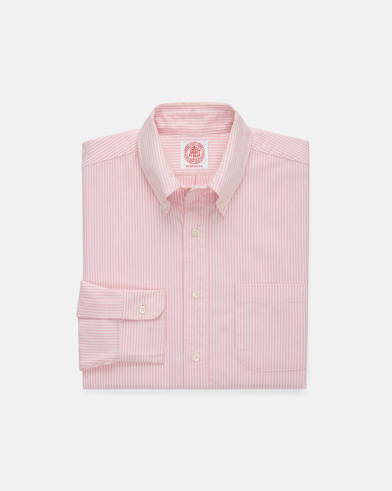 Pink University Stripe Oxford Cloth Shirt - Classic Fit