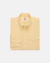 Made-in-USA Flap Pocket Yellow Oxford Cloth Button Down Shirt - Classic Fit