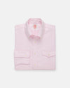 Made-in-USA Flap Pocket Pink Oxford Cloth Button Down Shirt - Regular Fit