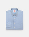 Made-in-USA Blue Pinpoint Oxford Point Collar Shirt - Classic Fit