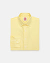 Made-in-USA Thomas Mason Yellow Bengal Stripe Spread Collar Dress Shirt - Classic Fit