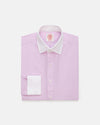 Made-in-USA Thomas Mason Pink Contrast Collar French Cuff Dress Shirt - Classic Fit
