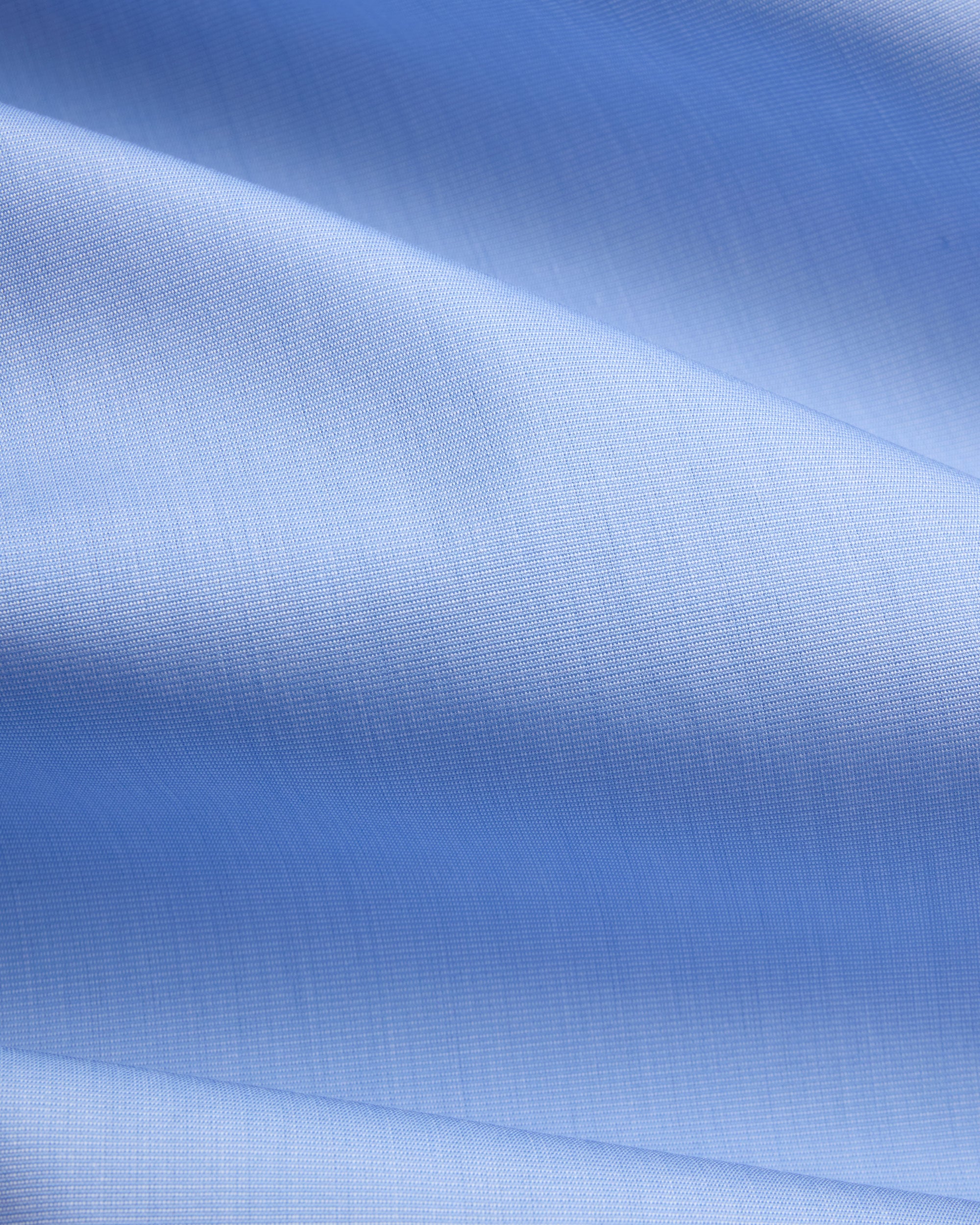 Made-in-USA Thomas Mason Blue Contrast Collar French Cuff Dress Shirt - Classic Fit