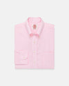 Made-in-Canada Pink Butcher Stripe Broadcloth Button Down Shirt - Classic Fit