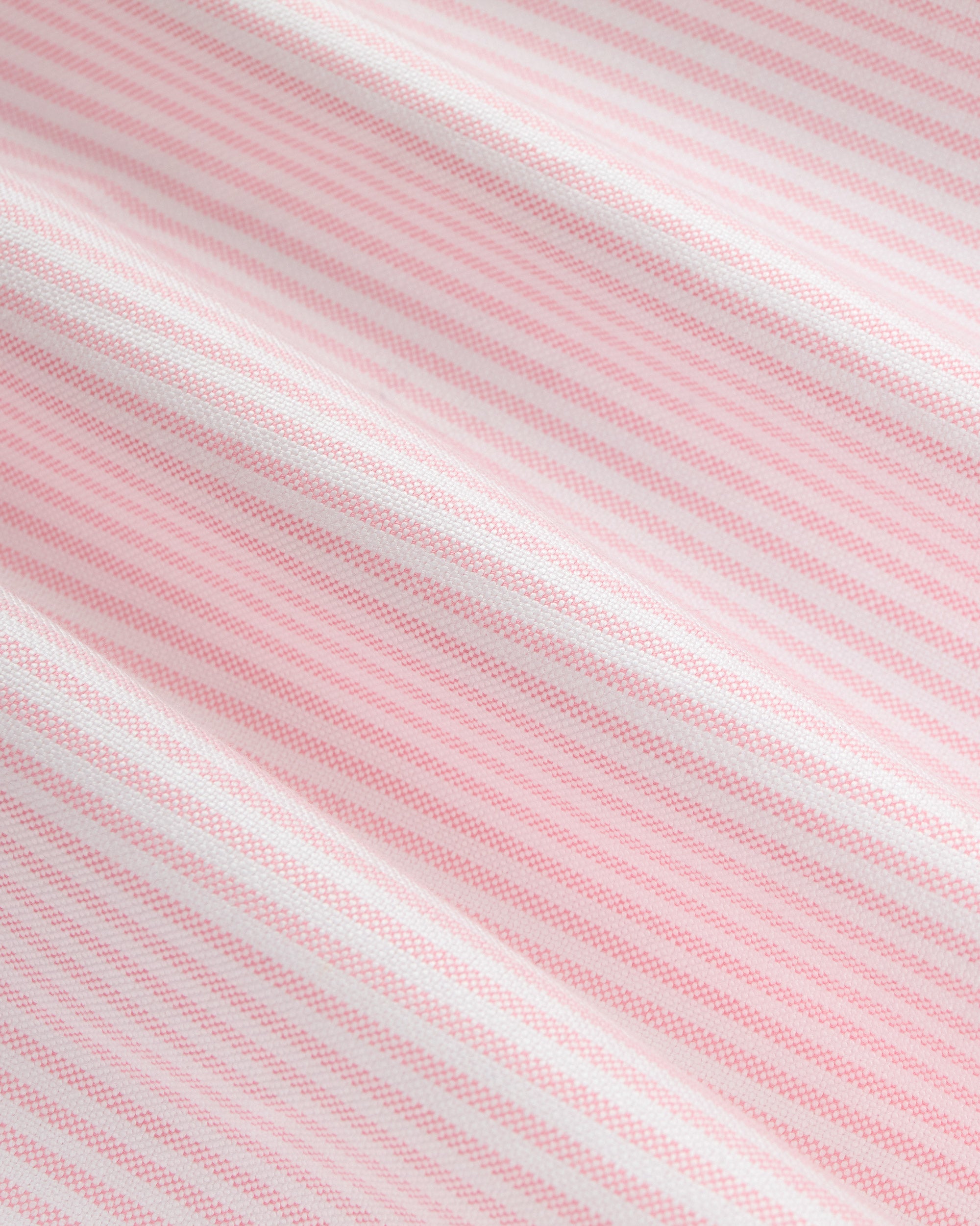 Made-in-USA "Ivy Guy" Pink University Stripe Oxford Cloth Shirt - Classic Fit