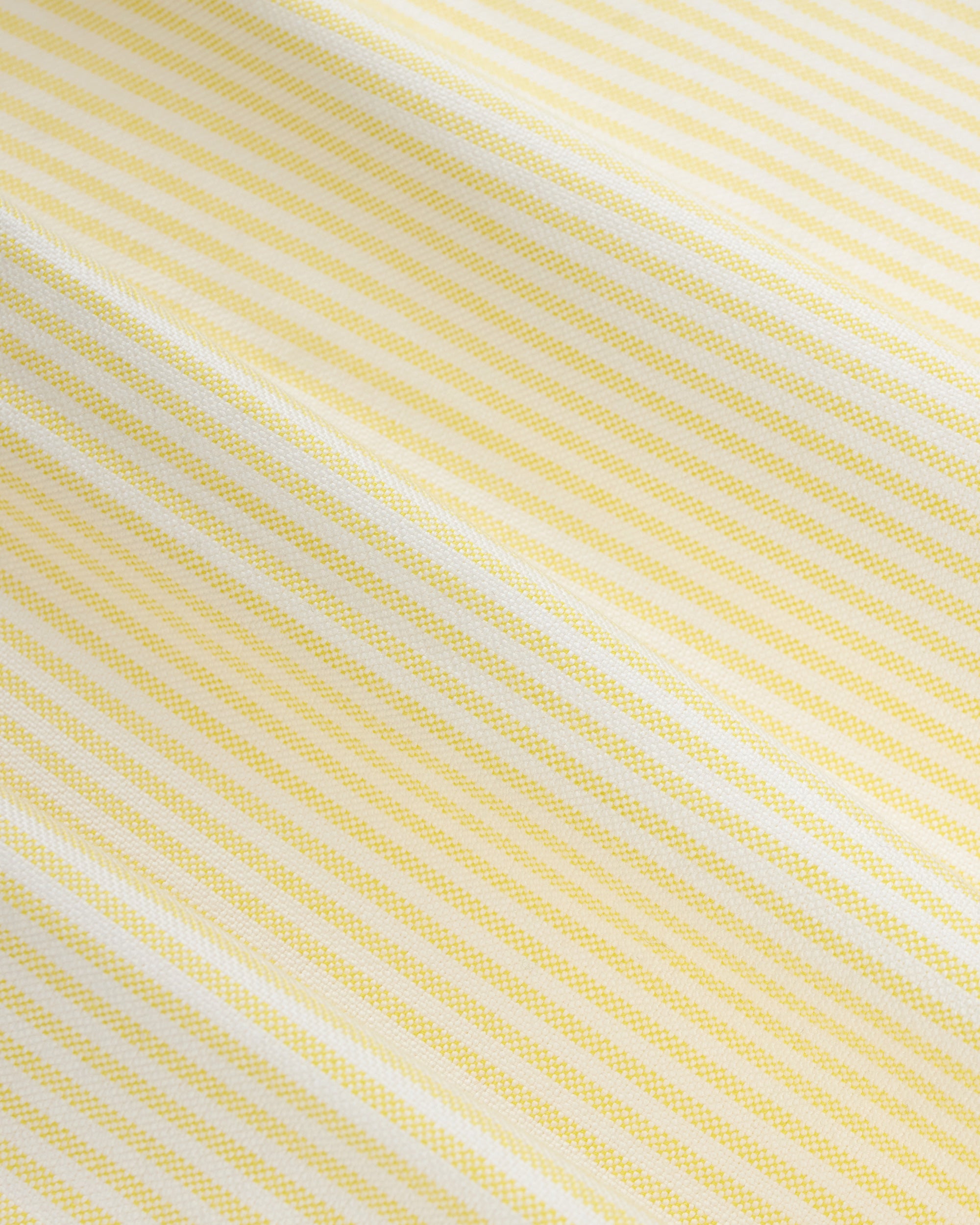 Made-in-USA Flap Pocket Yellow University Stripe Oxford Cloth Shirt - Classic Fit