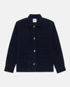Navy Corduroy Chore Coat - Trim Fit