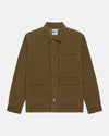 Tan Corduroy Chore Coat - Trim Fit