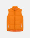 Orange Down Puffer Vest - Trim Fit