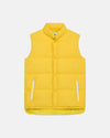Yellow Down Puffer Vest - Trim Fit