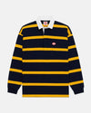 Made-in-USA Yellow Bar Stripe J. Press Seal Cotton Rugby