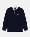 Made-in-USA Solid Navy J. Press Seal Rugby Shirt