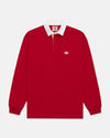 Made-in-USA Solid Red J. Press Seal Rugby Shirt