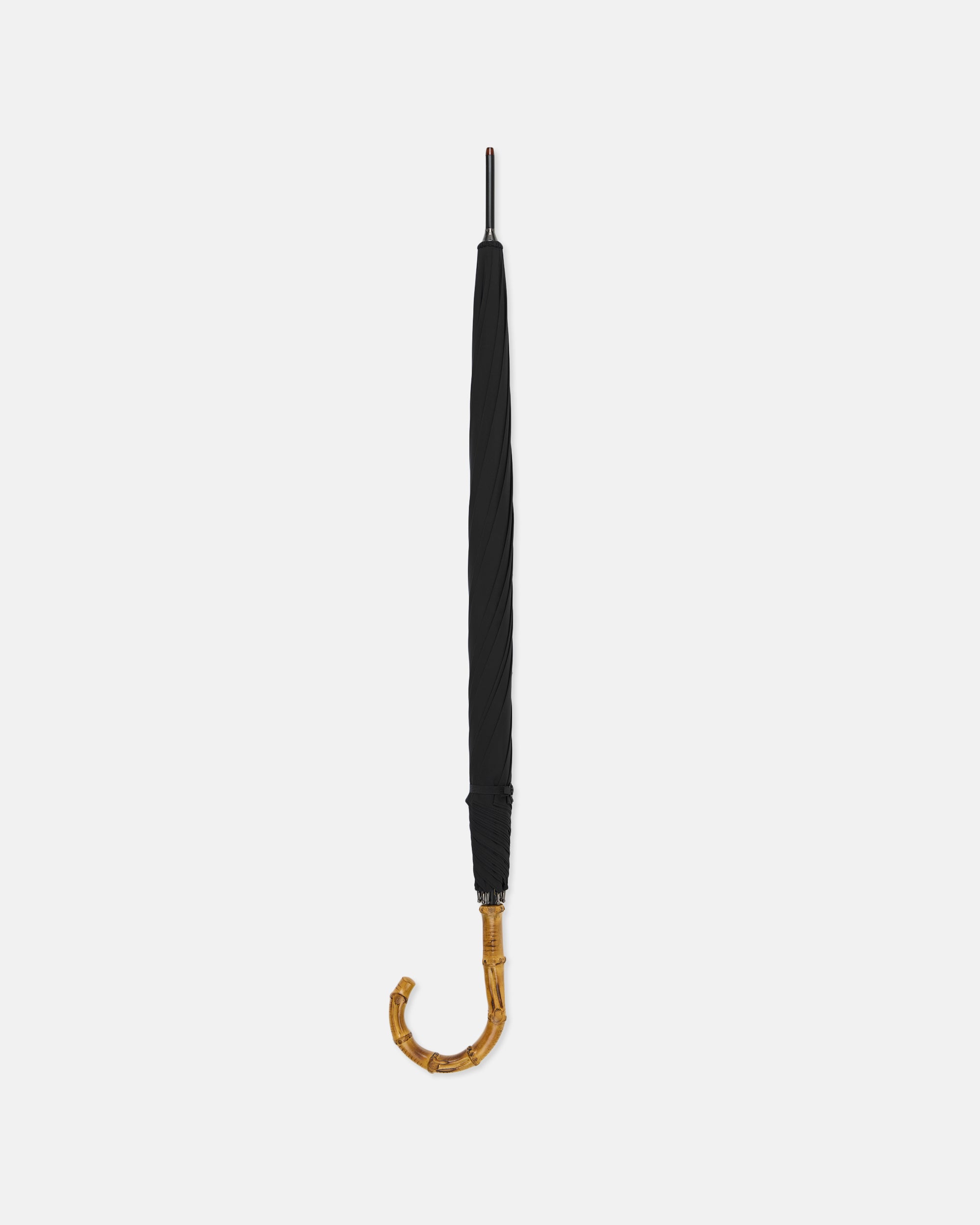Made-in-England Black Fox Frame Stick Umbrella
