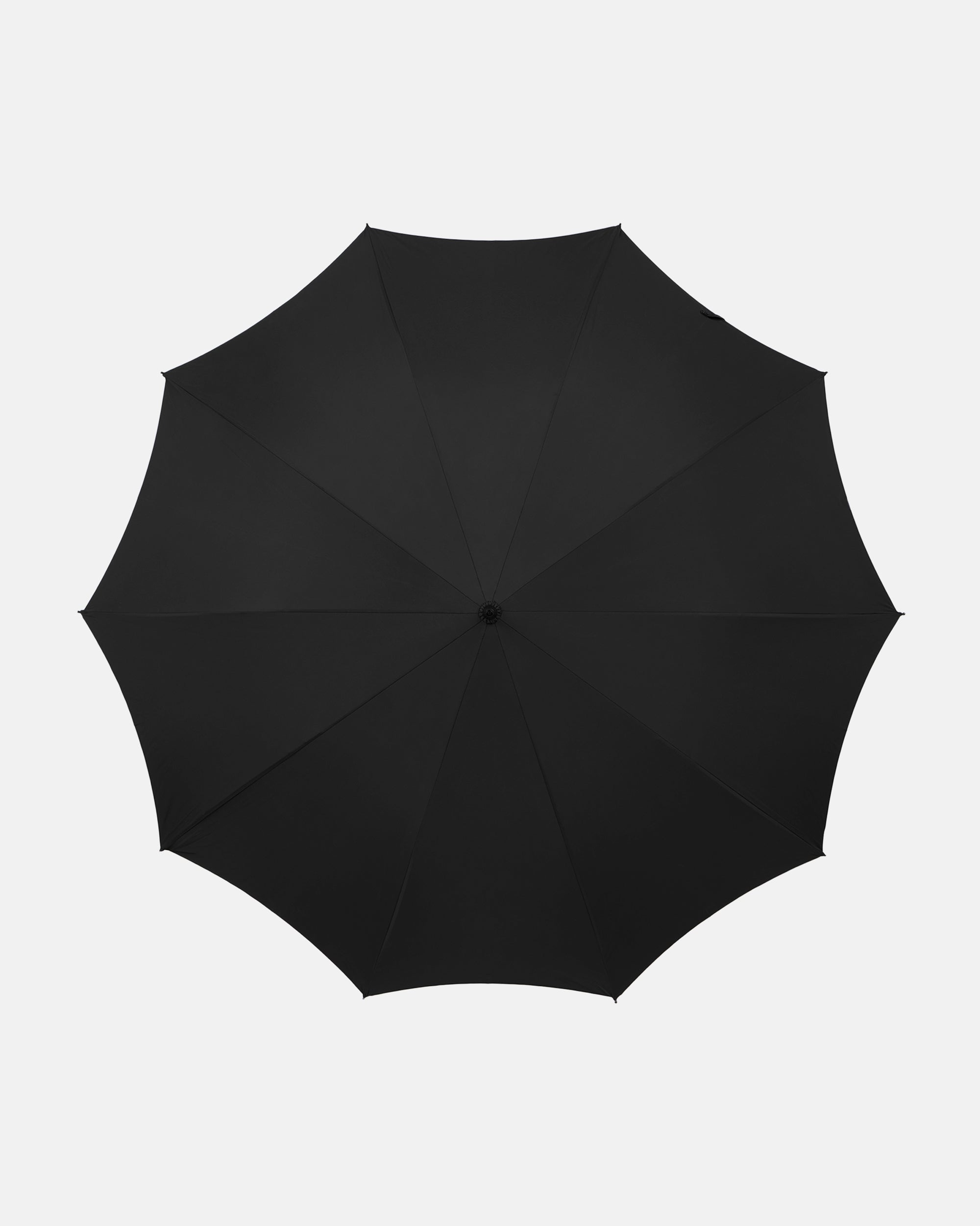 Made-in-England Black Fox Frame Stick Umbrella