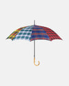 Made-in-England Tartan Fox Frame Stick Umbrella