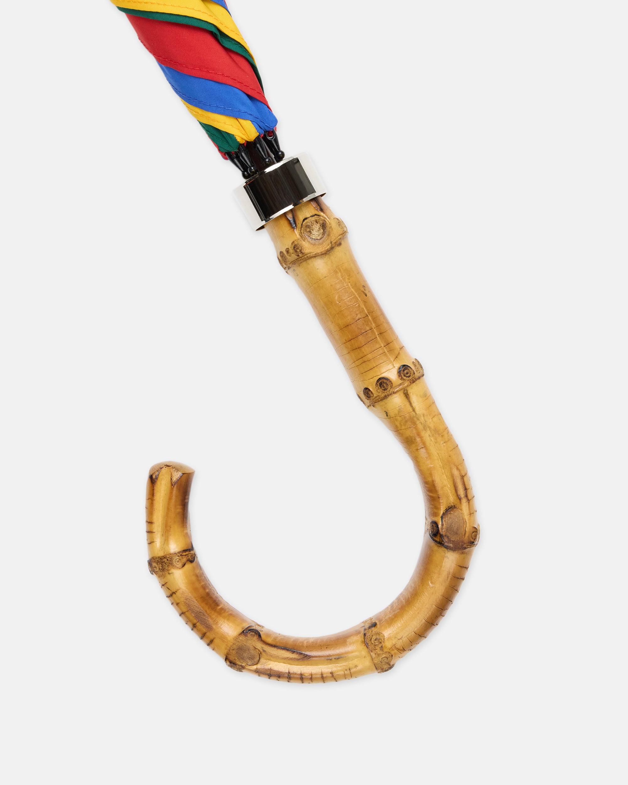 Made-in-England Multi-Panel Fox Frame Stick Umbrella