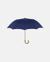Made-in-England Navy Fox Frame Folding Umbrella