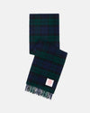 Made-in-England Blackwatch Tartan Merino Wool Scarf