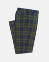 Made-In-Canada Moss Green Tartan Wool Trouser