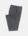 Made-in-Canada Medium Grey Wool Flannel Trouser