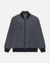 Charcoal Polar Fleece Track Jacket - Trim Fit