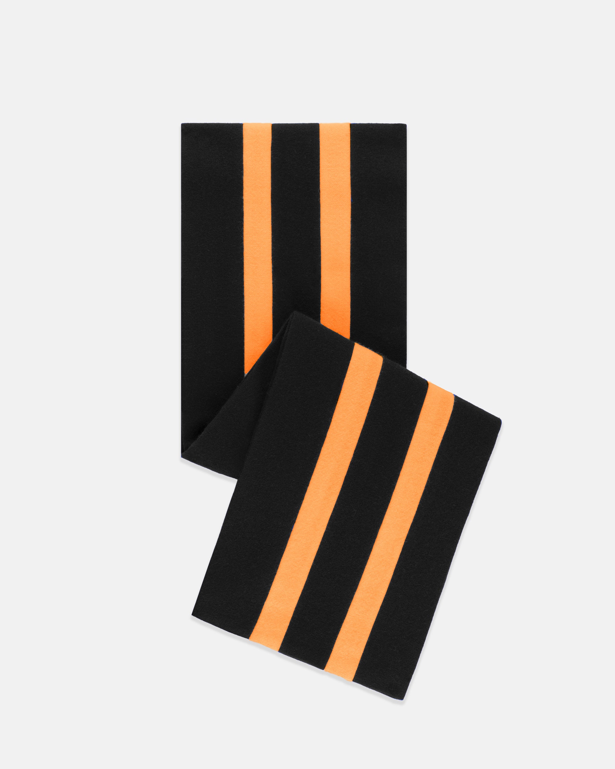 Schoolboy Muffler - Black/Orange | Winter Muffler - J. Press