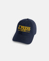 J. PRESS Navy Three-Bar Dad Hat