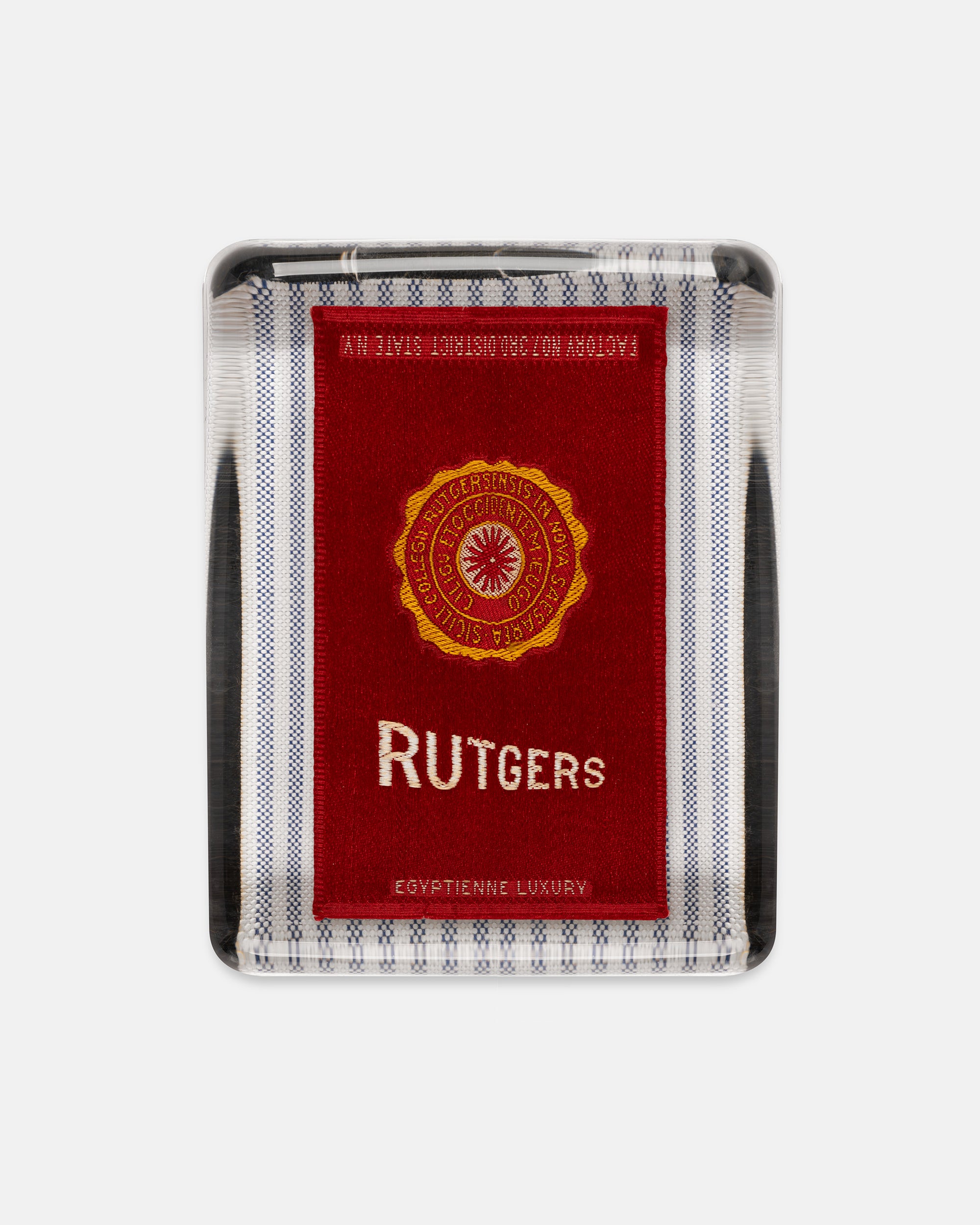 Rutgers University Silk Paperweight