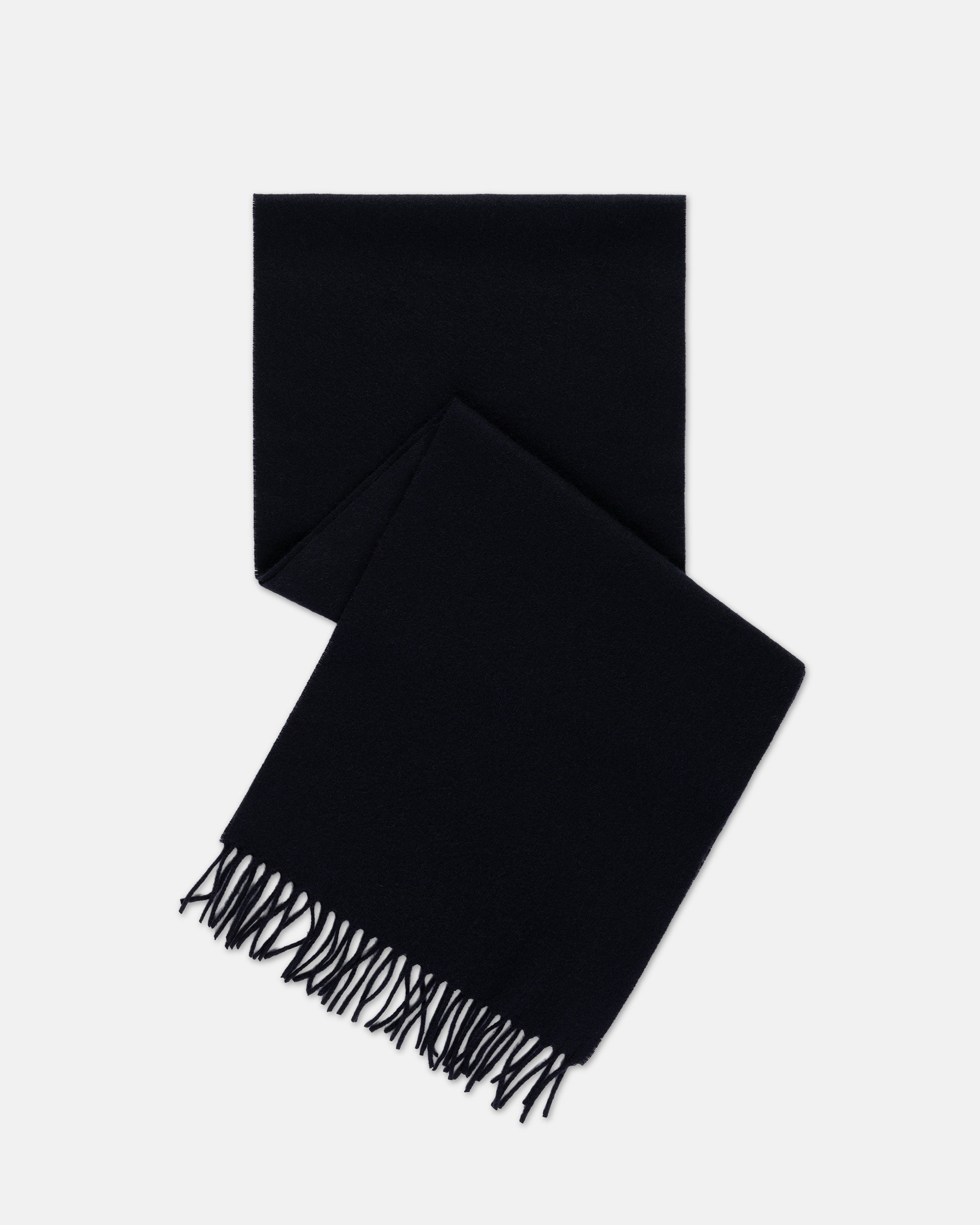 Made-in-England Solid Cashmere Muffler