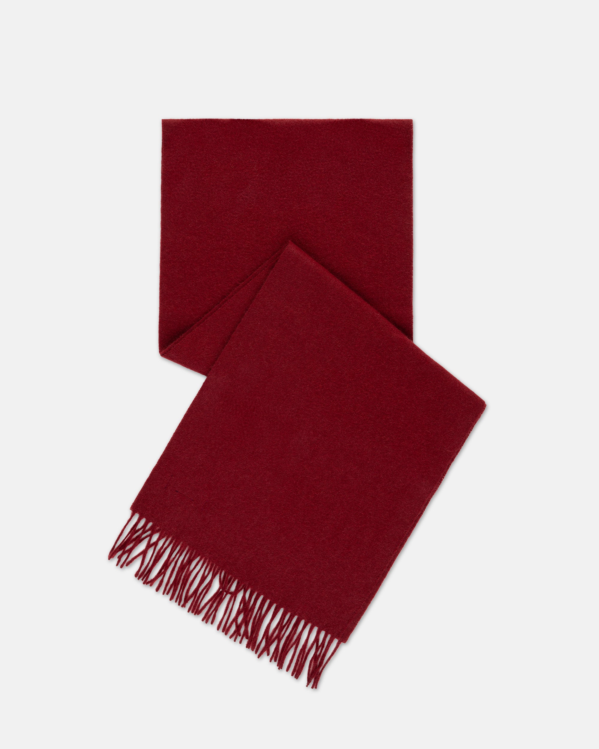Made-in-England Solid Cashmere Muffler