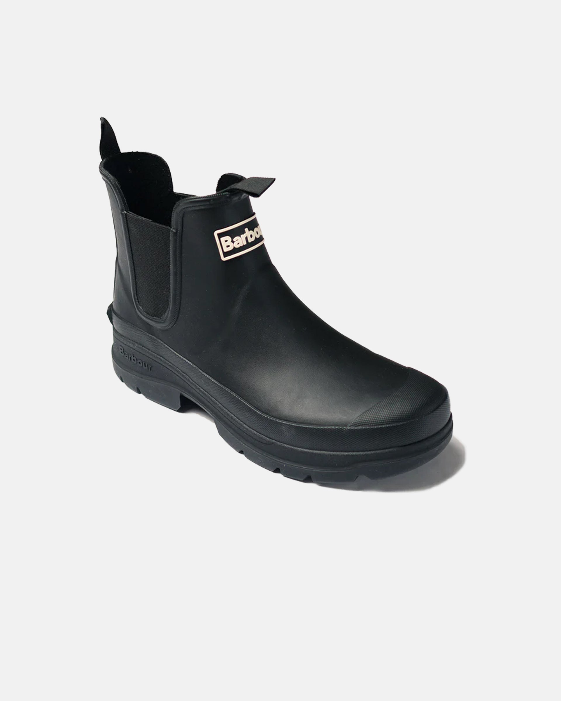Barbour Nimbus Chelsea Boots Black Press
