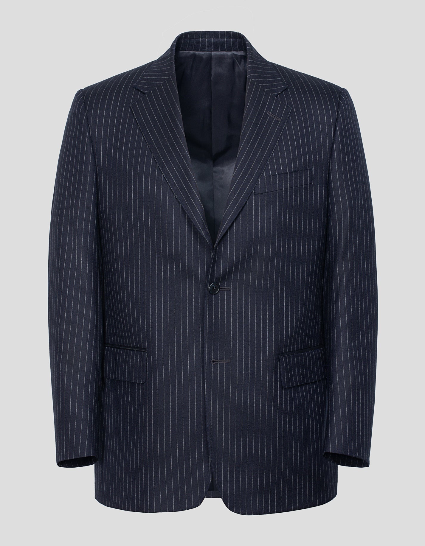 NAVY CHALKSTRIPE FLANNEL SUIT