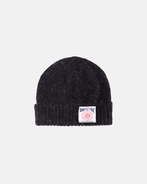 Shaggy Dog Cuffed Hat - Black | Men's Winter Hats - Shaggy Dog Hats