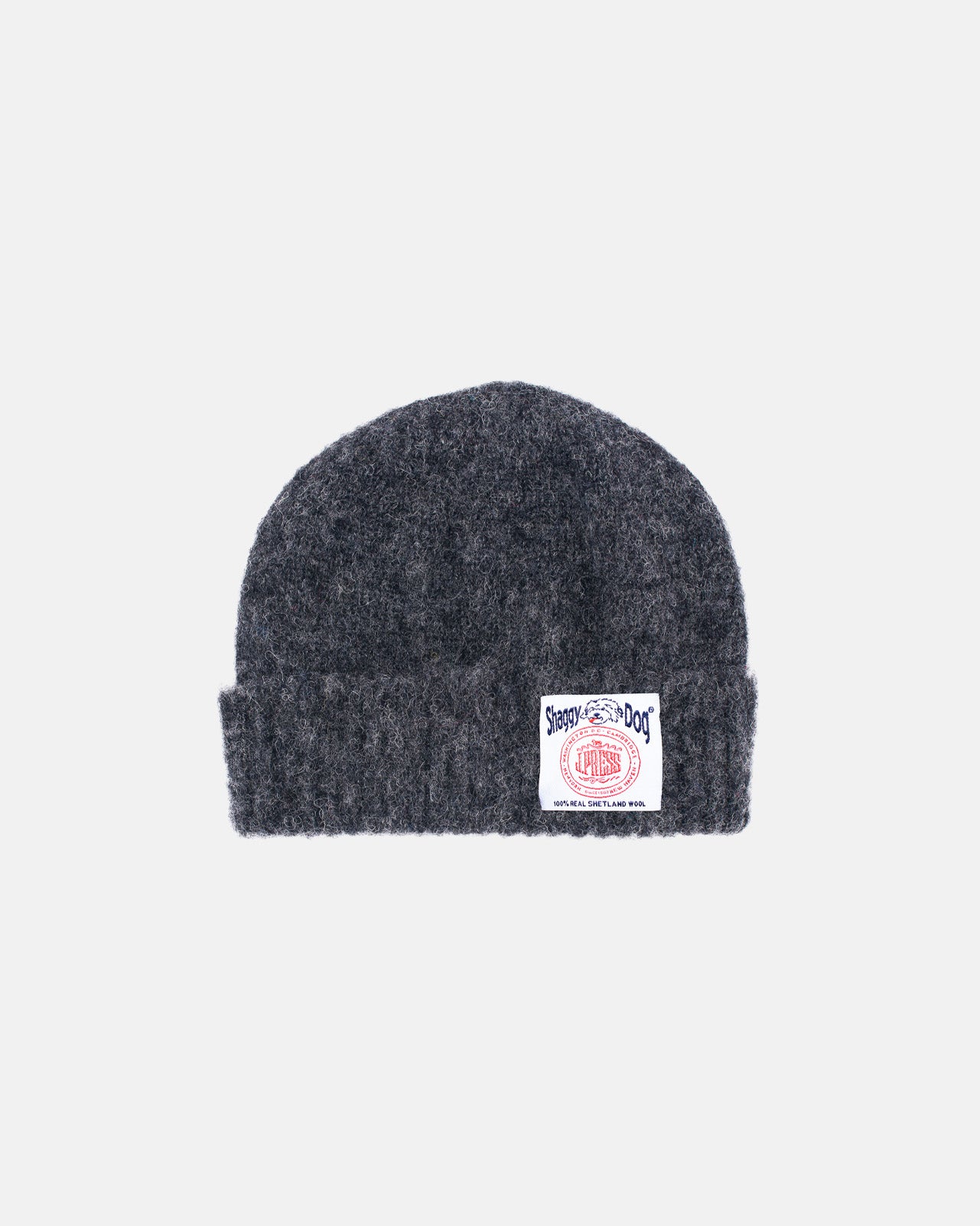 Made-in-Scotland Charcoal Shaggy Dog Beanie
