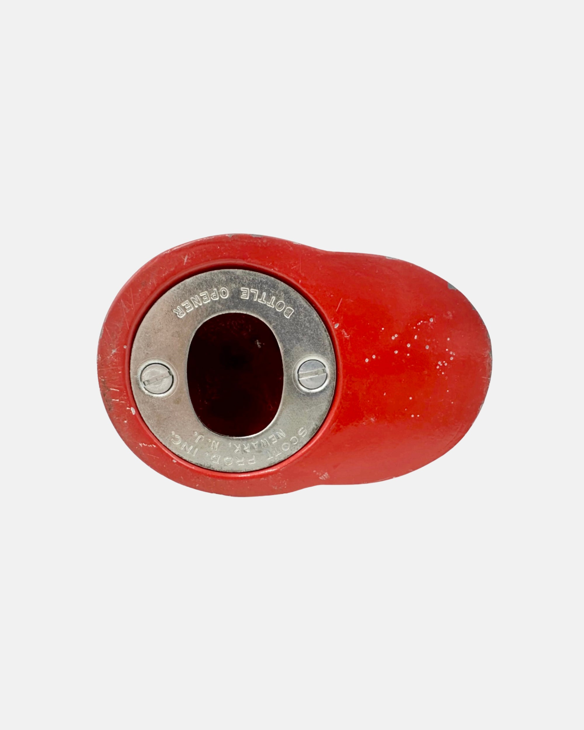 Vintage Equestrian Jockey Cap Bottle Opener Red & Green