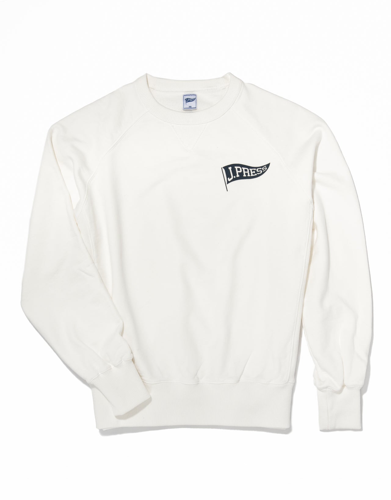 J. PRESS SWEATSHIRT - WHITE