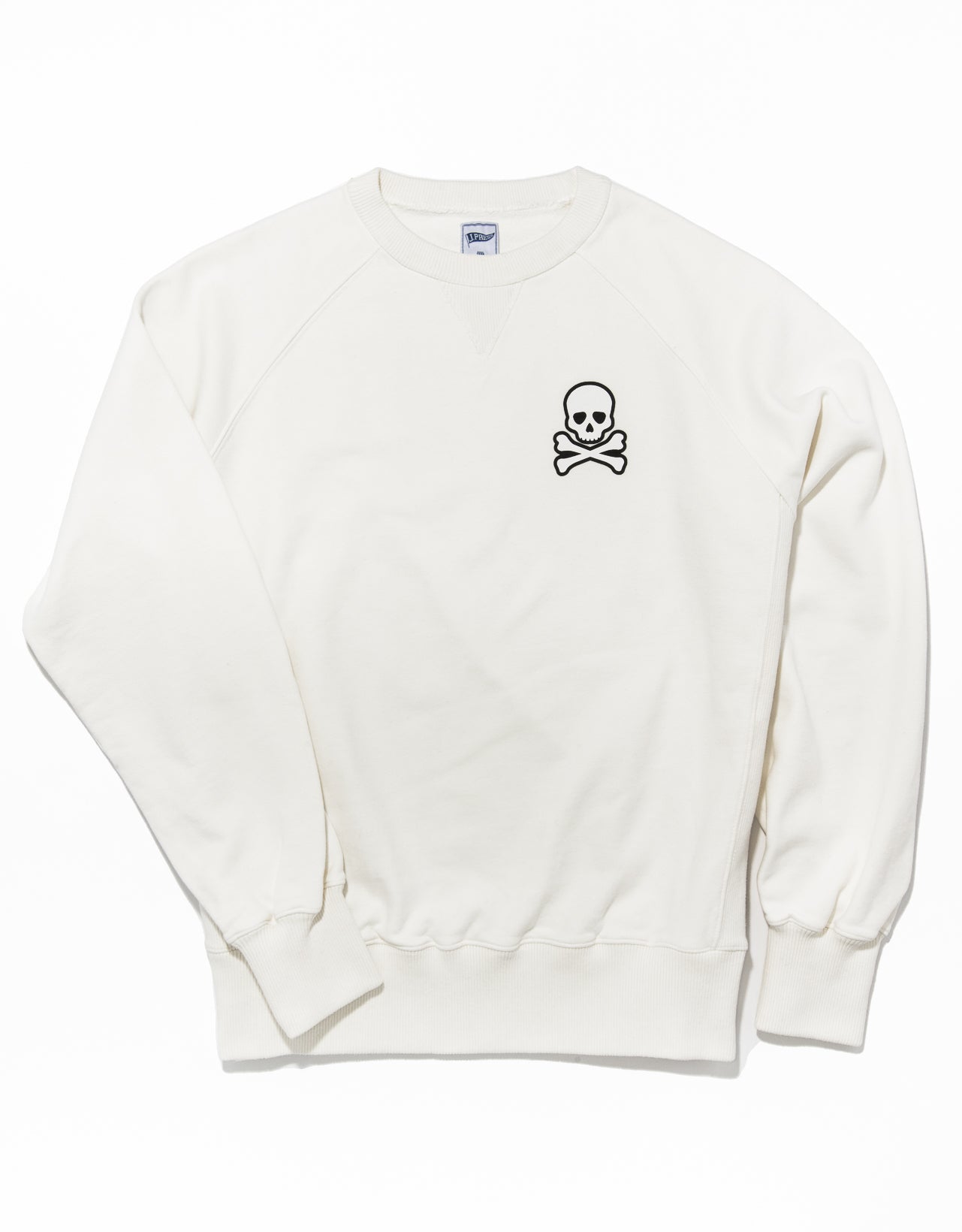 SKULL AND CROSSBONES SWEATSHIRT - WHITE