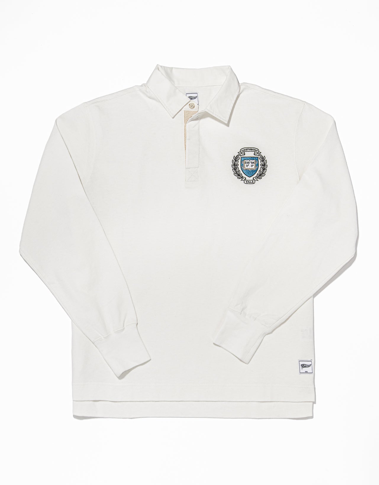 YALE RUGBY SHIRT - WHITE