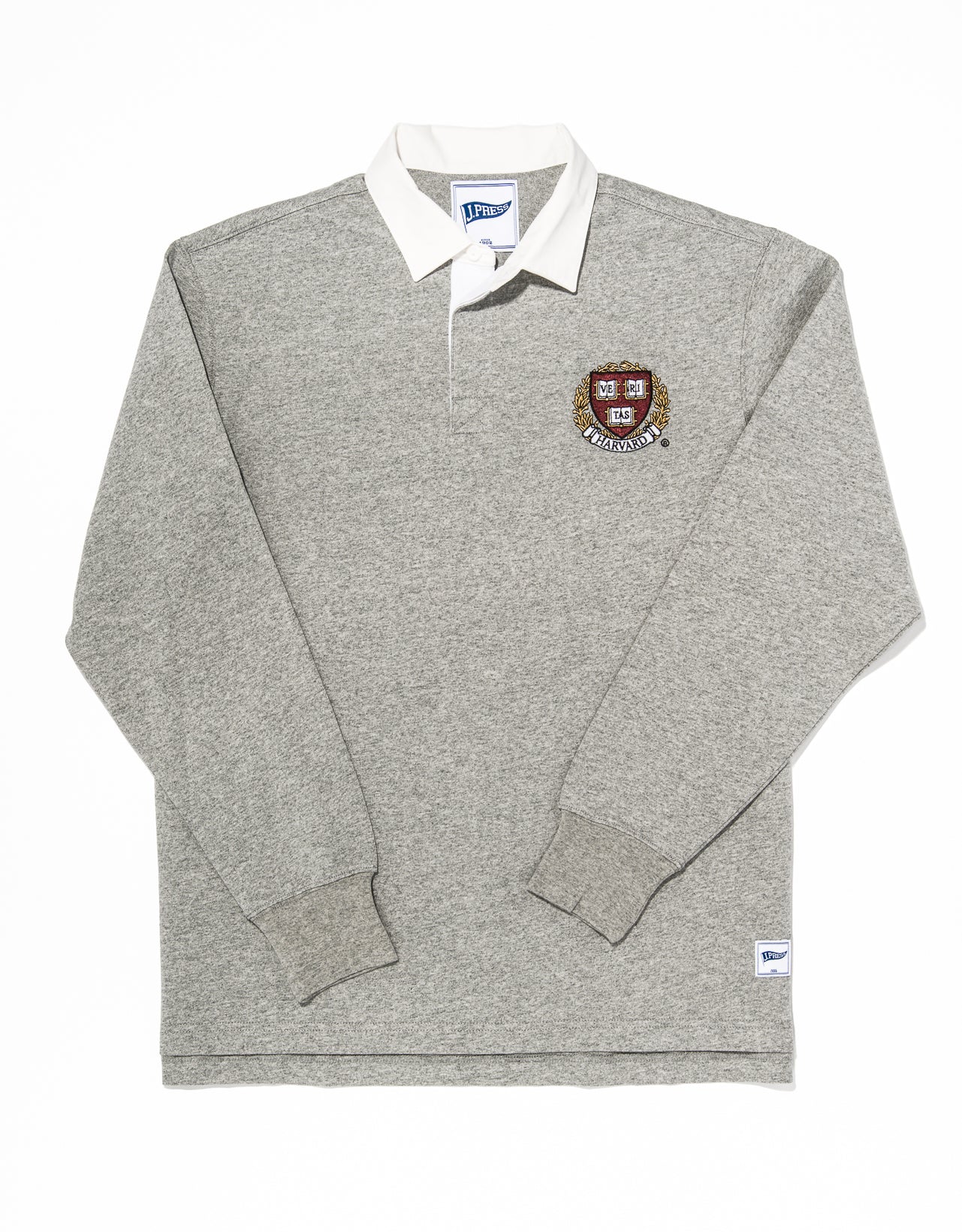 HARVARD RUGBY SHIRT - GREY