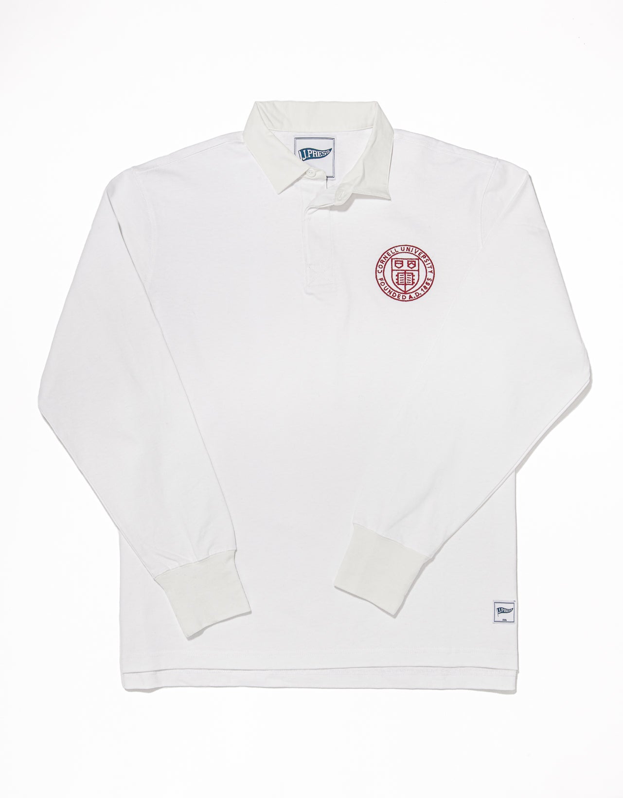 CORNELL RUGBY SHIRT - WHITE