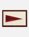 Kansas Framed Vintage Pennant