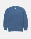 Blue Wool Crewneck Sweater - Trim Fit