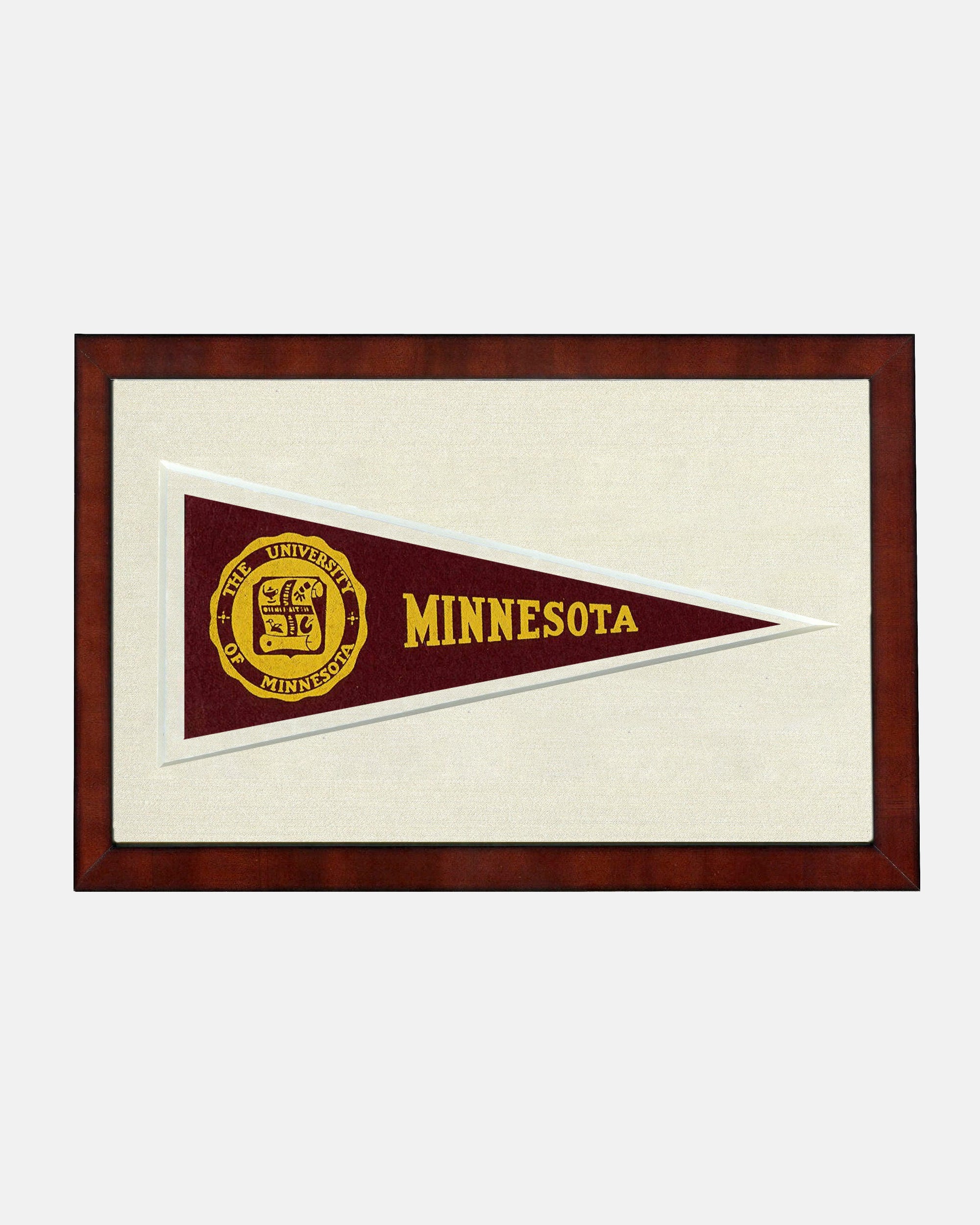 Minnesota Framed Vintage Pennant