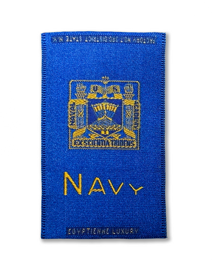 Navy Silk Paperweight