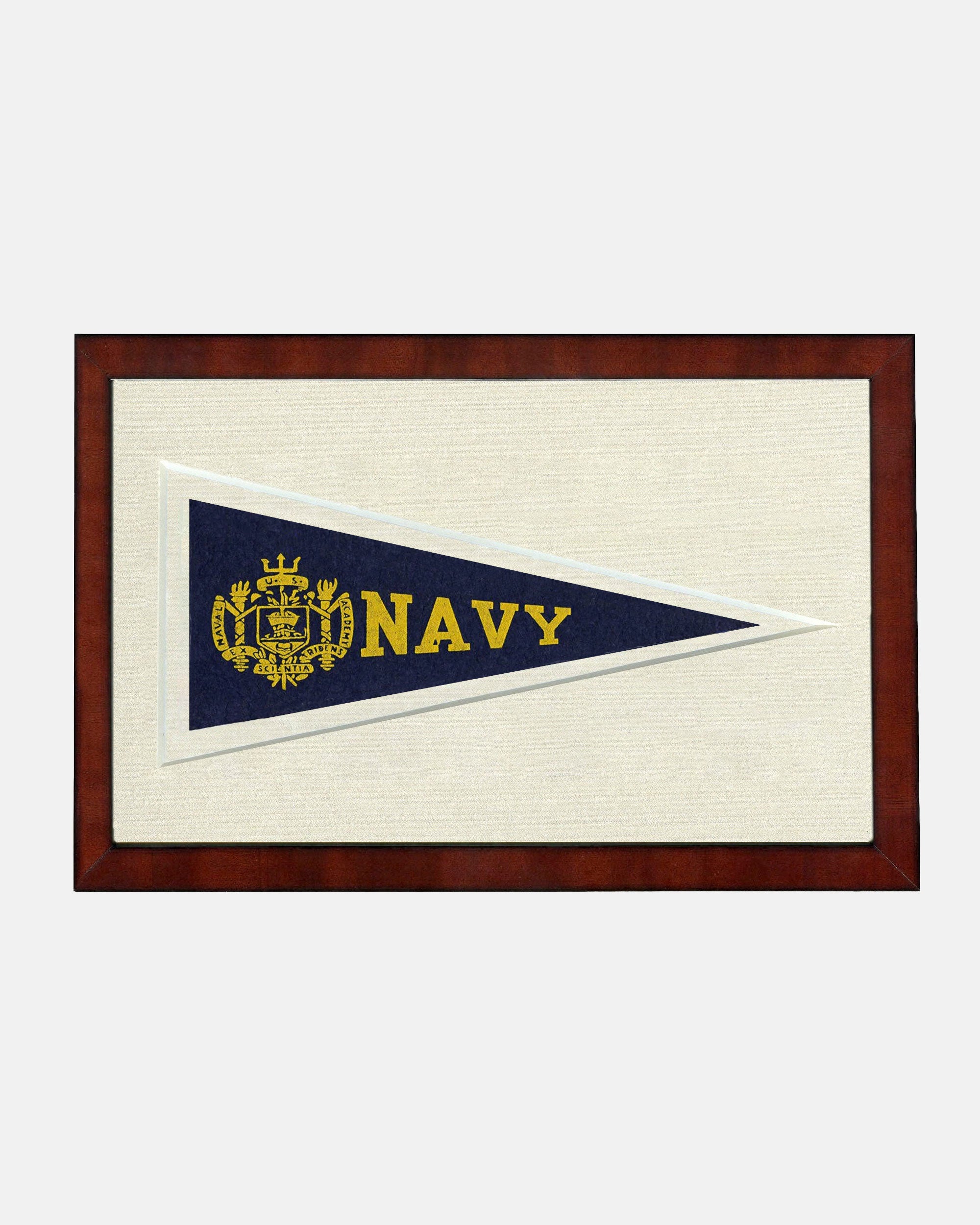 Navy Framed Vintage Pennant