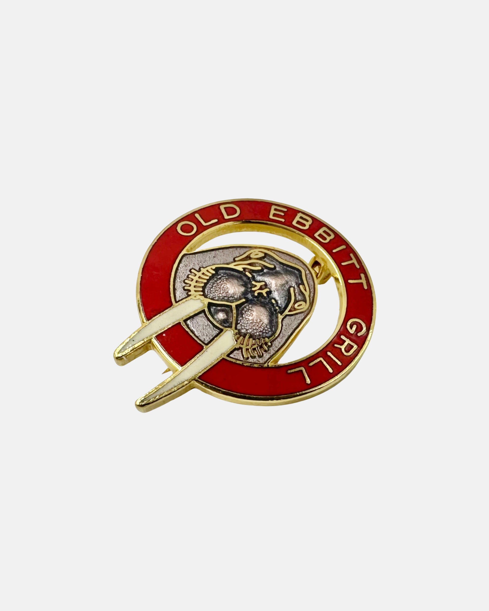Vintage The Old Ebbitt Grill Restaurant Washington, DC Walrus Lapel Pin