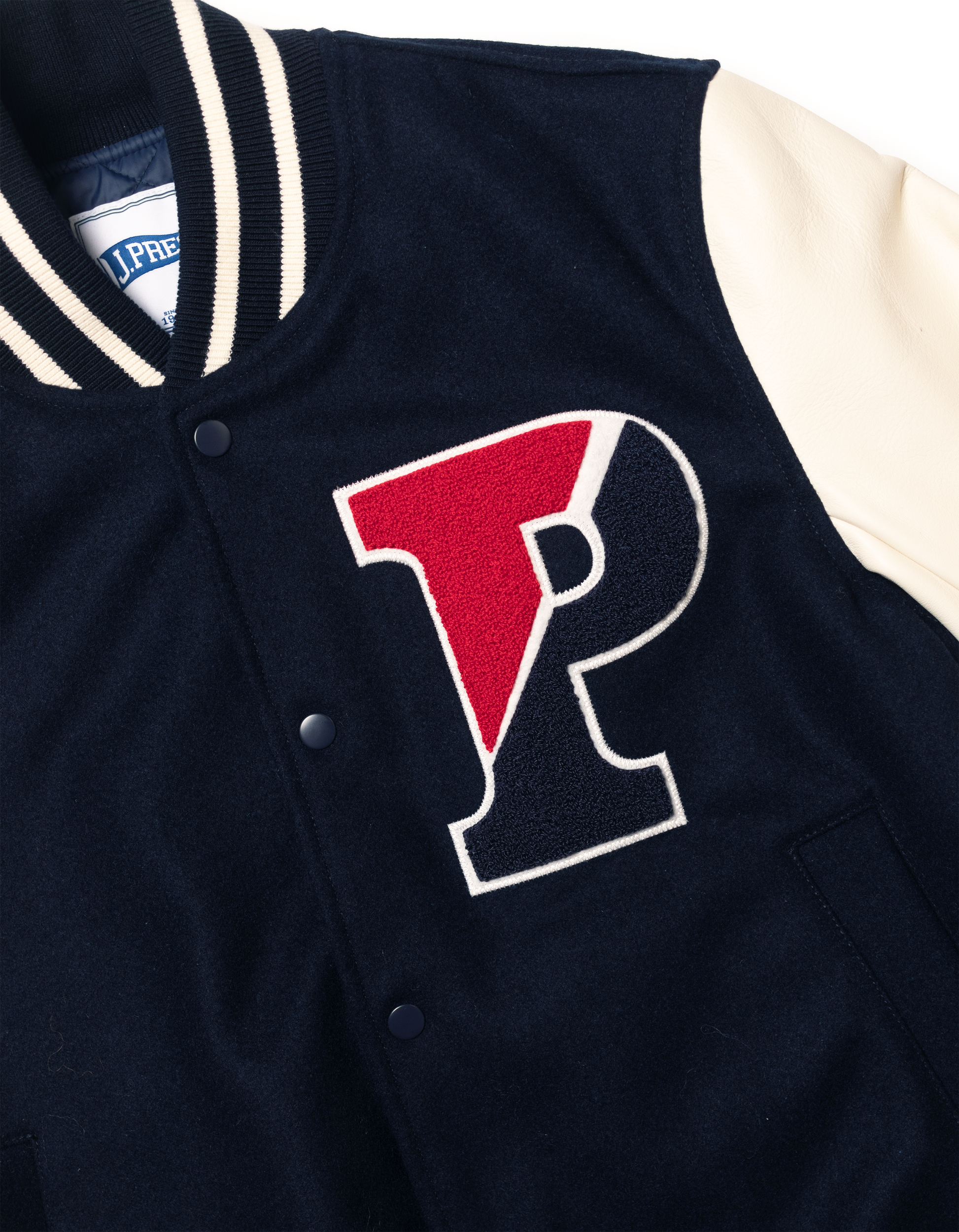 Classic Varsity Jacket - Green  Pennant Label - J. Press – J. PRESS